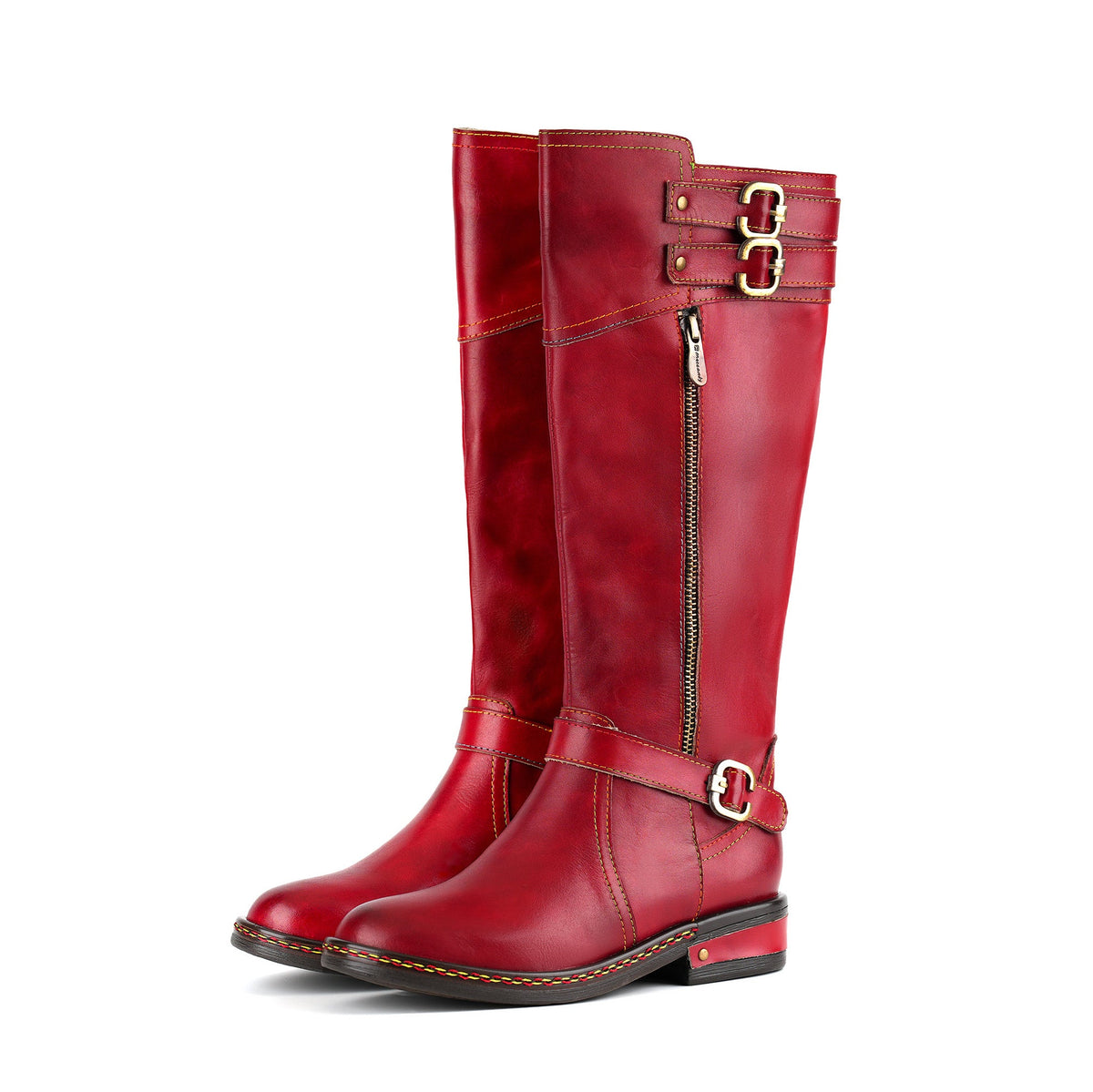 Scarlet Charm Buckle Boots (Pre-order)