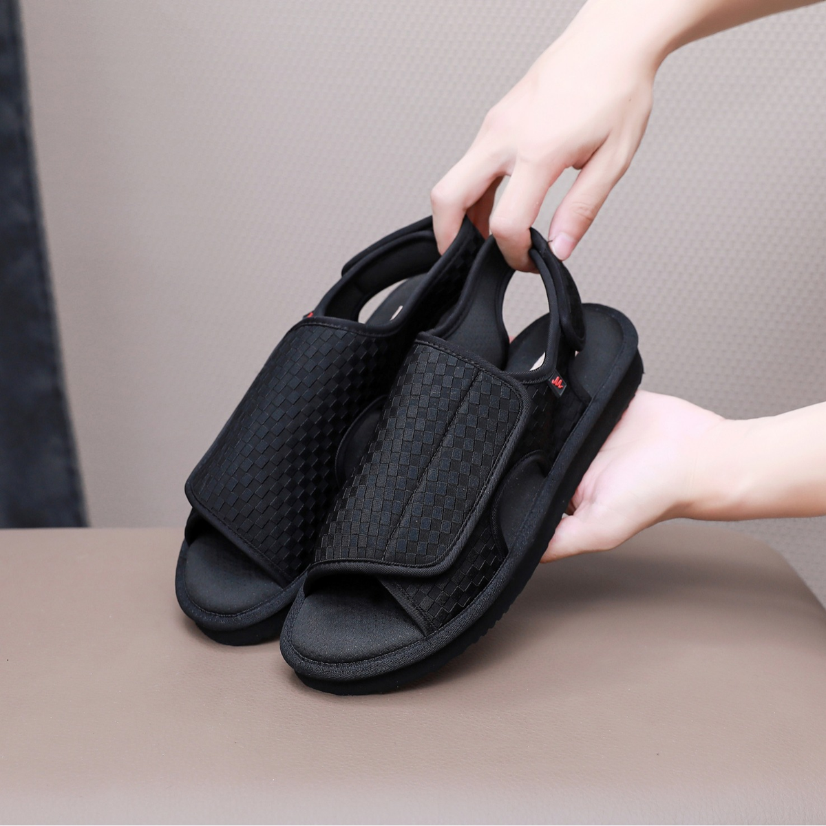 Comfortable Outdoor Casual Sandals with Velcro Straps