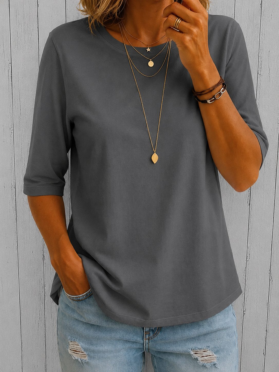 Freya | Extended Sleeve Comfort Tee